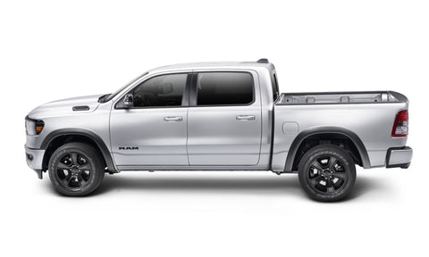 Bushwacker 19-22 Ram 1500 (Excl. Rebel/TRX) 76.3 & 67.4in Bed OE Style Flares 2pc Front - Black - 50057-02