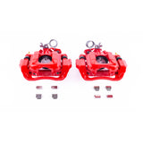 Power Stop 11-14 Ford Edge Rear Red Calipers w/Brackets - Pair - S5298