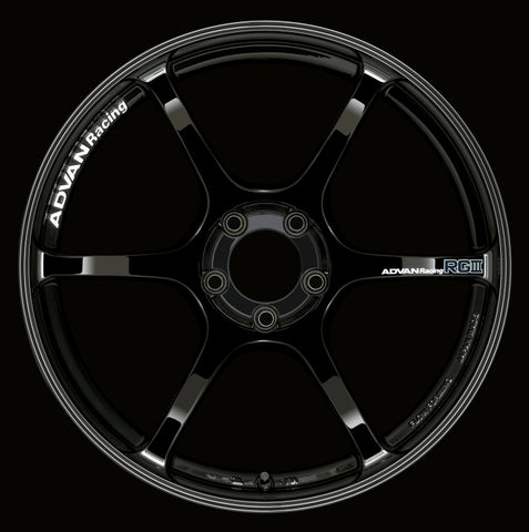 Advan RGIII 19x9.0 +35 5-114.3 Racing Gloss Black Wheel - YAR9I35EB