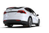 Rally Armor 22-26 Tesla Model X Black UR Mud Flap w/White Logo - MF102-UR-BLK/WH