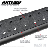 Westin 15-19 Ford F-150 SuperCrew / 17-19 Ford F-250/350 Crew Cab Outlaw Nerf Step Bars - 58-53945