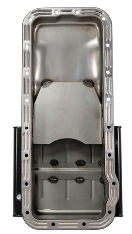 Moroso Ford 352-428 FE (w/Front Sump) Kicked Out Wet Sump 8qt 6in Steel Oil Pan - 20607