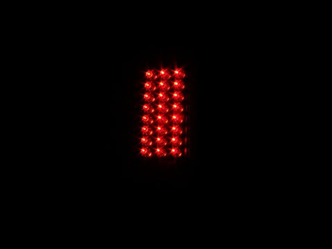 ANZO 2008-2015 Ford F-250 LED Taillights Black - 311127