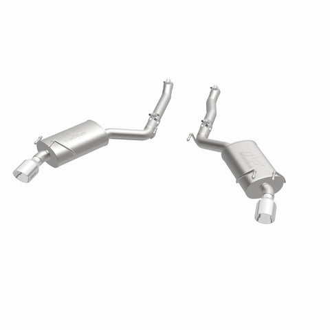 MagnaFlow Axle-Back Stainless Dual Split 4in Polished Tips 10-15 Chevrolet Camaro Convert. 3.6L V6 - 15354