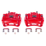 Power Stop 13-16 Hyundai Santa Fe Sport Front Red Calipers w/Brackets - Pair - S6462S