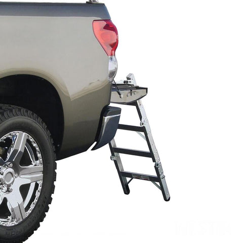 Westin Truck-Pal Tailgate Ladder - Aluminum - 10-3000