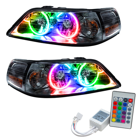 Oracle 05-11 Lincoln Town Car SMD HL (Non-HID) - ColorSHIFT w/ Simple Controller - 7155-504