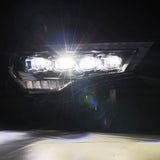 AlphaRex 14-22 Toyota 4Runner (2021 Req. Conv) NOVA LED Proj HL Blk w/Actv Light & Seq. Sig + SB DRL - 880808