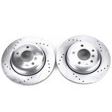 Power Stop 04-07 BMW 525i Rear Evolution Drilled & Slotted Rotors - Pair - EBR874XPR