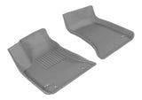 3D MAXpider 2011-2020 Dodge/Chrysler Charger Rwd/300/300C Rwd Kagu 1st Row Floormat - Gray - L1DG01411501