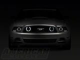 Raxiom 13-14 Ford Mustang GT CCFL Halo Fog Lights- Chrome - 49176