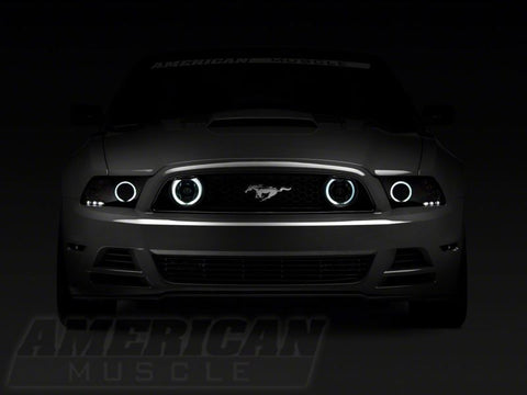 Raxiom 13-14 Ford Mustang GT CCFL Halo Fog Lights- Chrome - 49176