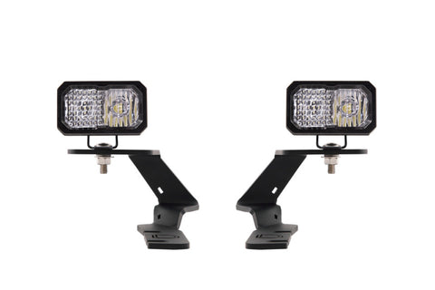 Diode Dynamics 19-21 Ford Ranger Stage Series 2in LED Ditch Light Kit - Pro White Combo - DD6589