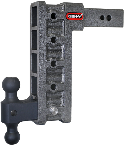 Gen-Y Mega Duty 2.5in Shank 12in Drop 3.5K TW 32K Hitch w/GH-0161 Dual-Ball - GH-1615
