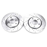 Power Stop 02-07 Chrysler Town & Country Front Evolution Drilled & Slotted Rotors - Pair - AR8751XPR