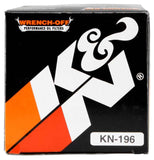 K&N Polaris 2.688in OD x 3.813in H Oil Filter - KN-196