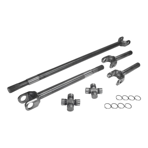 Yukon Gear Front 4340 Chrome-Moly Replacement Axle Kit For 79-87 GM 8.5in 1/2 Ton Truck and Blazer - YA W24118