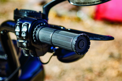 Kuryakyn Riot Grips Throttle-By-Wire Satin Black - 3583