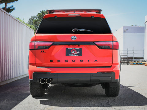 aFe 23-24 Toyota Sequoia V6 3.4L Vulcan Series 2-1/2in to 3in 304 SS Cat-Back Exhaust w/Polished Tip - 49-36068-P