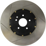 StopTech 09-11 Nissan GT-R Front Right Slotted Bare Iron 380x34mm Aero-Rotor Kit - 129.42104.14