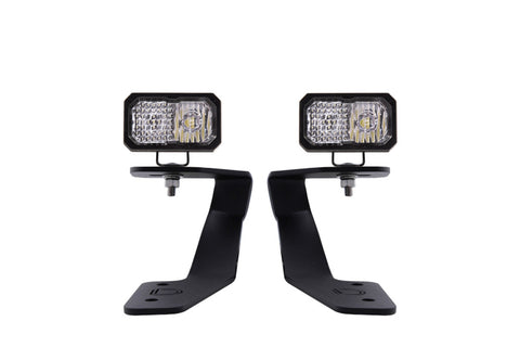 Diode Dynamics 18-21 Subaru Crosstrek Stage Series 2in LED Ditch Light Kit - Pro White Combo - DD6564