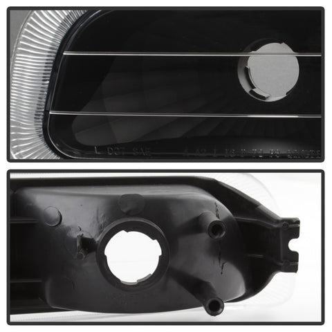 xTune Chevy Silverado 99-02 Amber Reflector Bumper Lights Black CBL-JH-CS99-AM-BK - 5064271