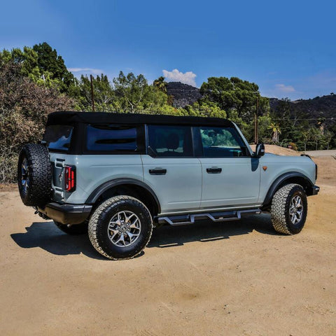 Westin/HDX 2021+ Ford Bronco Drop Nerf Step Bars - Textured Black - 56-14195