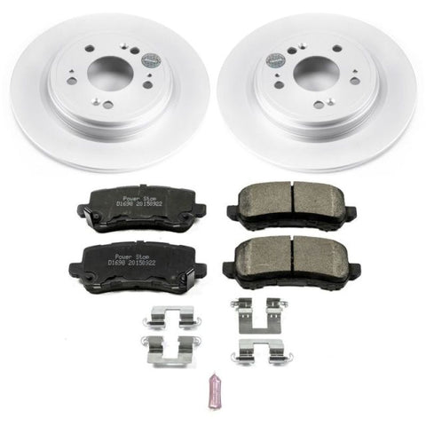 Power Stop 14-19 Acura RLX Rear Z17 Evolution Geomet Coated Brake Kit - CRK6952