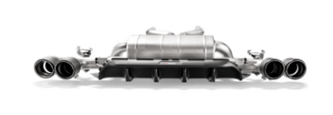 Akrapovic 18+ BMW M5 (F90) Rear Carbon Fiber Diffuser - Matte w/Red Akrapovic Logo - DI-BM/CA/5/M/RS