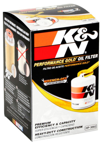 K&N Oil Filter OIL FILTER; AUTOMOTIVE - HP-3002