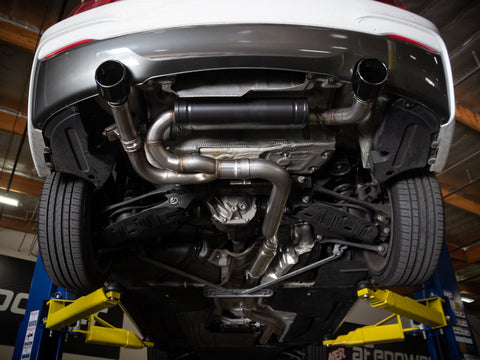 aFe MACHForce XP 3in to 2.5in 304 SS Cat-Back Exhaust w/ Polished Tips 14-16 BMW M235i - 49-36347-P