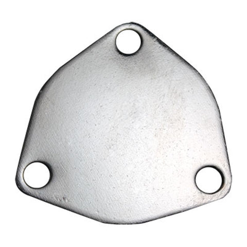 QTP 2.5in Bolt-On QTEC 3 Bolt Cover Plate - 10250C