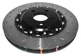 DBA 04-08 Mazda RX-8 Front 5000 Series Cross Drilled Rotor w/Black Hat - DBA52550BLKXS