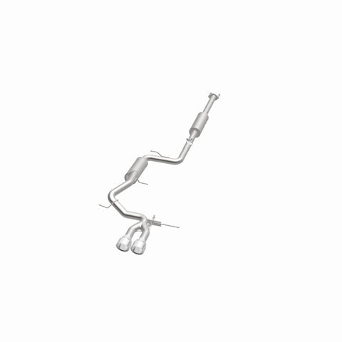 MagnaFlow 13 Ford Focus 2.0L Turbocharged ST Dual Center Rear Exit Stainless Cat Back Perf Exhaust - 15155