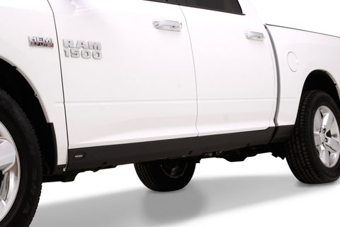 Bushwacker 09-19 Ram 1500/2500/3500 Trail Armor Rocker Panel and Sill Plate Cover - Black - 14086