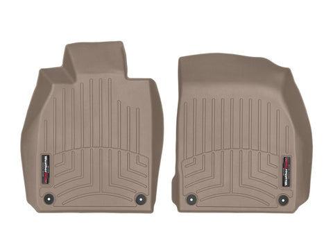 WeatherTech 16-17 Porsche 911 RA (911) w/Passenger Side Luggage Net Front FloorLiner - Tan - 4514651