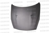 Seibon 09-10 Nissan Skyline R35 GT-R OEM-Dry Carbon Fiber Hood - HD0910NSGTR-OE-DRY