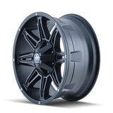 Mayhem 8090 Rampage 20x9 / 6x135 BP / 18mm Offset / 106mm Hub Matte Black Wheel - 8090-2937MB18