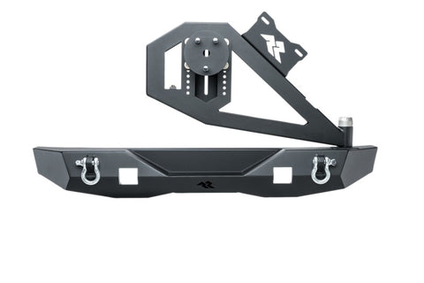 Rugged Ridge 07-18 Jeep Wrangler (JK/JKU) XOR Rear Bumper w/Swing Out Tire Carrier - Tex. Blk - 11541.25
