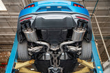 Corsa 2024-2025 Ford Mustang V8 5.0L 3in Cat-Back Exhaust System w/ Twin 4in Black Straight Tips - 21260BLK