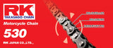 RK Chain 530-120 - Natural - 530-120