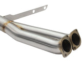 aFe MACHForce XP SS-304 Polish Tip 3.0in-2.5in Dia Cat Back Exhaust 11-13 BMW 335i (E90/E92) 3.0L - 49-36328-P