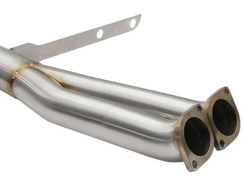 aFe MACHForce XP SS-304 Polish Tip 3.0in-2.5in Dia Cat Back Exhaust 11-13 BMW 335i (E90/E92) 3.0L - 49-36328-P