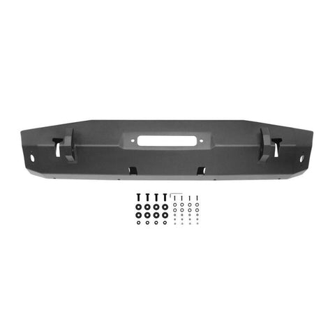 Westin 18-22 Jeep Wrangler JL / 20-22 Gladiator WJ2 Stubby Front Bumper - Tex. Blk - 59-80065