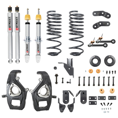 Belltech 2019+ RAM 1500 2WD Lowering Kit - 3-4in Front 4-5in Rear - 1062SP