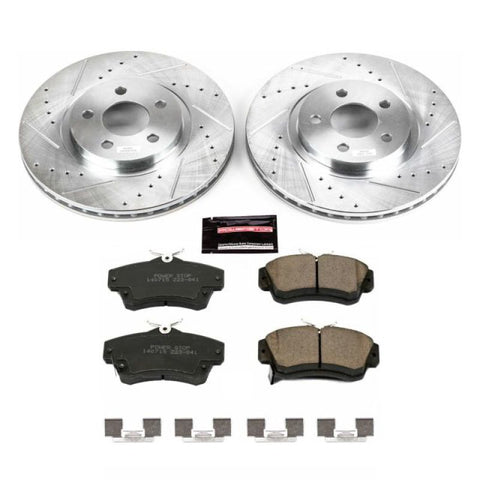 Power Stop 01-10 Chrysler PT Cruiser Front Z23 Evolution Sport Brake Kit - K1704