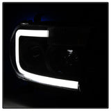 xTune Toyota Tundra 07-13 LED Light Bar Projector Headlights Black Smoked PRO-JH-TTU07-LED-BSM - 9030413
