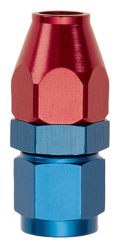 Russell Performance Red/Blue -8 AN Female Swivel to 1/2in Aluminum Tube - 639220