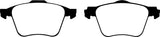EBC 03-09 Volvo XC90 2.9 Twin Turbo Ultimax2 Front Brake Pads - UD1003