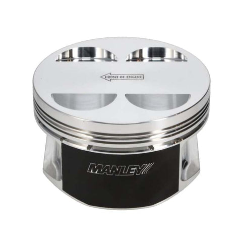 Manley Toyota 2JZGTE 86.0mm Bore STD Size 10.0:1 CR Flat Top Piston Set with Rings - 609100C-6